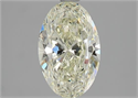 Natural Diamond 1.51 Carats, Oval with  Cut, M Color, VS1 Clarity and Certified by GIA