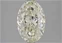 Natural Diamond 1.73 Carats, Oval with  Cut, L Color, SI2 Clarity and Certified by GIA