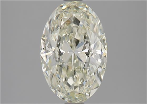 Picture of Natural Diamond 1.73 Carats, Oval with  Cut, L Color, SI2 Clarity and Certified by GIA