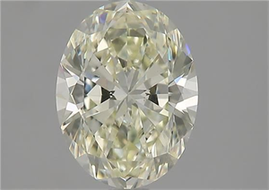 Picture of Natural Diamond 1.73 Carats, Oval with  Cut, M Color, VS2 Clarity and Certified by GIA