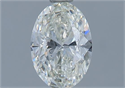 Natural Diamond 1.01 Carats, Oval with  Cut, J Color, VS2 Clarity and Certified by GIA