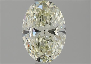 Picture of Natural Diamond 1.02 Carats, Oval with  Cut, L Color, IF Clarity and Certified by GIA