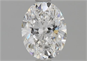 Natural Diamond 1.01 Carats, Oval with  Cut, D Color, SI1 Clarity and Certified by GIA