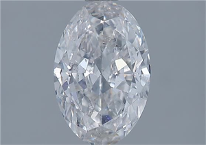 Picture of Natural Diamond 1.01 Carats, Oval with  Cut, F Color, SI2 Clarity and Certified by GIA