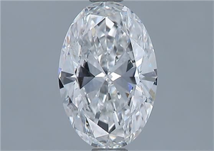 Picture of Natural Diamond 1.01 Carats, Oval with  Cut, F Color, I1 Clarity and Certified by GIA