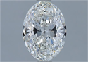 Natural Diamond 1.01 Carats, Oval with  Cut, H Color, VVS2 Clarity and Certified by GIA