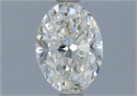 Natural Diamond 1.03 Carats, Oval with  Cut, J Color, SI2 Clarity and Certified by GIA