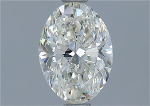 Picture of Natural Diamond 1.03 Carats, Oval with  Cut, J Color, SI2 Clarity and Certified by GIA