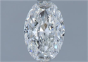 Natural Diamond 1.01 Carats, Oval with  Cut, G Color, SI2 Clarity and Certified by GIA