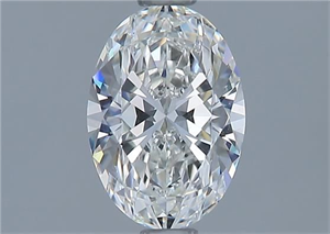 Foto Diamante Natural 1.01 quilates, Ovalado , Color H, claridad VVS2 y certificado GIA de