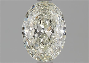 Picture of Natural Diamond 1.02 Carats, Oval with  Cut, J Color, I1 Clarity and Certified by GIA