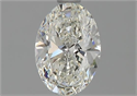 Natural Diamond 1.01 Carats, Oval with  Cut, I Color, VVS2 Clarity and Certified by GIA