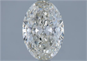Natural Diamond 1.51 Carats, Oval with  Cut, K Color, SI2 Clarity and Certified by GIA