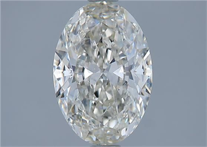 Picture of Natural Diamond 1.51 Carats, Oval with  Cut, K Color, SI2 Clarity and Certified by GIA