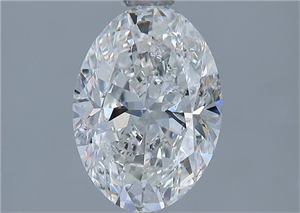 Picture of Natural Diamond 1.51 Carats, Oval with  Cut, H Color, SI2 Clarity and Certified by GIA