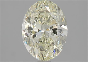Foto Diamante Natural 1.51 quilates, Ovalado , Color L, claridad SI2 y certificado GIA de