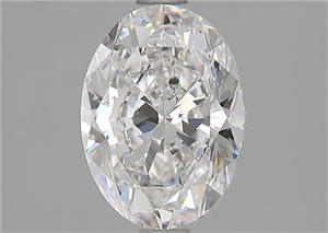 Picture of Natural Diamond 1.50 Carats, Oval with  Cut, F Color, VS2 Clarity and Certified by GIA