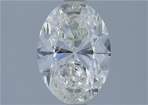Foto Diamante Natural 1.50 quilates, Ovalado , Color J, claridad I1 y certificado GIA de