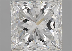 Picture of Natural Diamond 2.01 Carats, Princess with  Cut, G Color, VVS2 Clarity and Certified by GIA