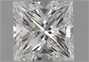 Natural Diamond 1.02 Carats, Princess with  Cut, F Color, VS2 Clarity and Certified by GIA
