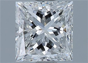 Foto Diamante Natural 1.02 quilates, Princesa , Color G, claridad SI1 y certificado GIA de