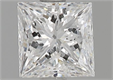 Natural Diamond 1.01 Carats, Princess with  Cut, D Color, VS2 Clarity and Certified by GIA