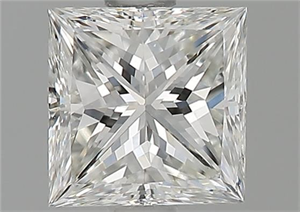 Picture of Natural Diamond 1.01 Carats, Princess with  Cut, G Color, VS2 Clarity and Certified by GIA