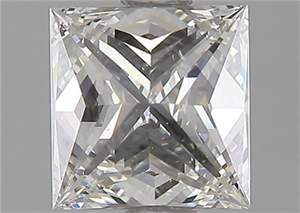 Foto Diamante Natural 1.01 quilates, Princesa , Color H, claridad VS1 y certificado GIA de