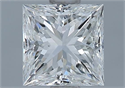 Natural Diamond 1.01 Carats, Princess with  Cut, G Color, VS1 Clarity and Certified by GIA