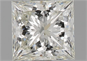 Natural Diamond 1.21 Carats, Princess with  Cut, J Color, SI2 Clarity and Certified by GIA