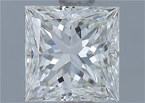Foto Diamante Natural 1.09 quilates, Princesa , Color I, claridad VVS1 y certificado GIA de