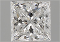 Natural Diamond 1.05 Carats, Princess with  Cut, G Color, VS2 Clarity and Certified by GIA