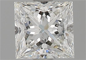 Picture of Natural Diamond 1.03 Carats, Princess with  Cut, G Color, SI1 Clarity and Certified by GIA