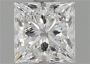 Picture of Natural Diamond 1.02 Carats, Princess with  Cut, D Color, VS2 Clarity and Certified by GIA