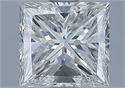 Natural Diamond 1.04 Carats, Princess with  Cut, H Color, VS1 Clarity and Certified by GIA