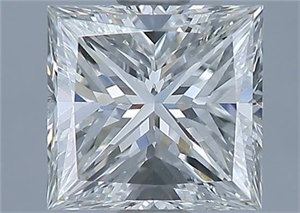 Picture of Natural Diamond 1.04 Carats, Princess with  Cut, H Color, VS1 Clarity and Certified by GIA