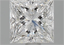 Natural Diamond 1.04 Carats, Princess with  Cut, F Color, VS1 Clarity and Certified by GIA
