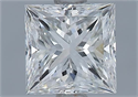 Natural Diamond 1.20 Carats, Princess with  Cut, H Color, VS1 Clarity and Certified by GIA