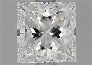 Foto Diamante Natural 1.03 quilates, Princesa , Color F, claridad VVS1 y certificado GIA de