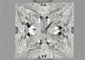 Foto Diamante Natural 1.03 quilates, Princesa , Color F, claridad VS2 y certificado GIA de