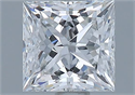 Natural Diamond 1.03 Carats, Princess with  Cut, G Color, IF Clarity and Certified by GIA