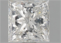 Natural Diamond 1.23 Carats, Princess with  Cut, G Color, SI1 Clarity and Certified by GIA