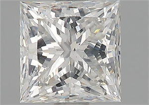 Picture of Natural Diamond 1.23 Carats, Princess with  Cut, G Color, SI1 Clarity and Certified by GIA
