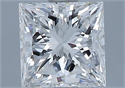 Diamante Natural 1.07 quilates, Princesa , Color H, claridad I1 y certificado GIA