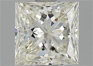 Foto Diamante Natural 1.05 quilates, Princesa , Color K, claridad VS1 y certificado GIA de