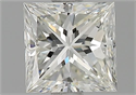 Diamante Natural 1.03 quilates, Princesa , Color I, claridad VVS2 y certificado GIA