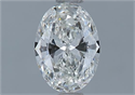 Natural Diamond 0.70 Carats, Oval with  Cut, H Color, VVS1 Clarity and Certified by GIA