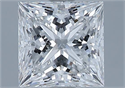 Natural Diamond 1.61 Carats, Princess with  Cut, F Color, VS2 Clarity and Certified by GIA