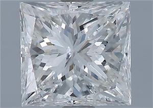 Picture of Natural Diamond 1.61 Carats, Princess with  Cut, I Color, I1 Clarity and Certified by GIA