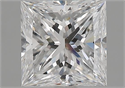 Diamante Natural 1.70 quilates, Princesa , Color D, claridad VS2 y certificado GIA